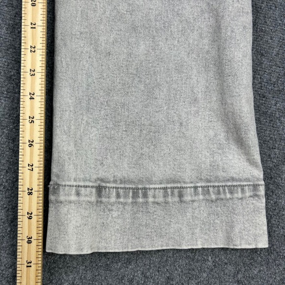 Hollister High Rise Vintage Baggy Cargo Jeans Women 1R 25x31 Light Wash Wide Leg - Picture 8 of 11